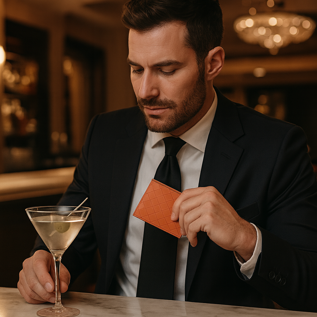 Woven Bi-Fold Wallet